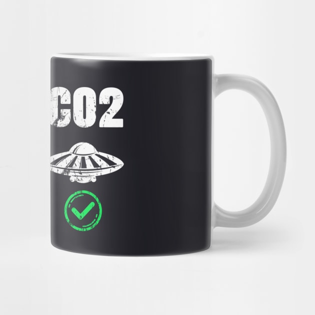 Save CO2 Emission Reduction UFO Climate Change by Foxxy Merch